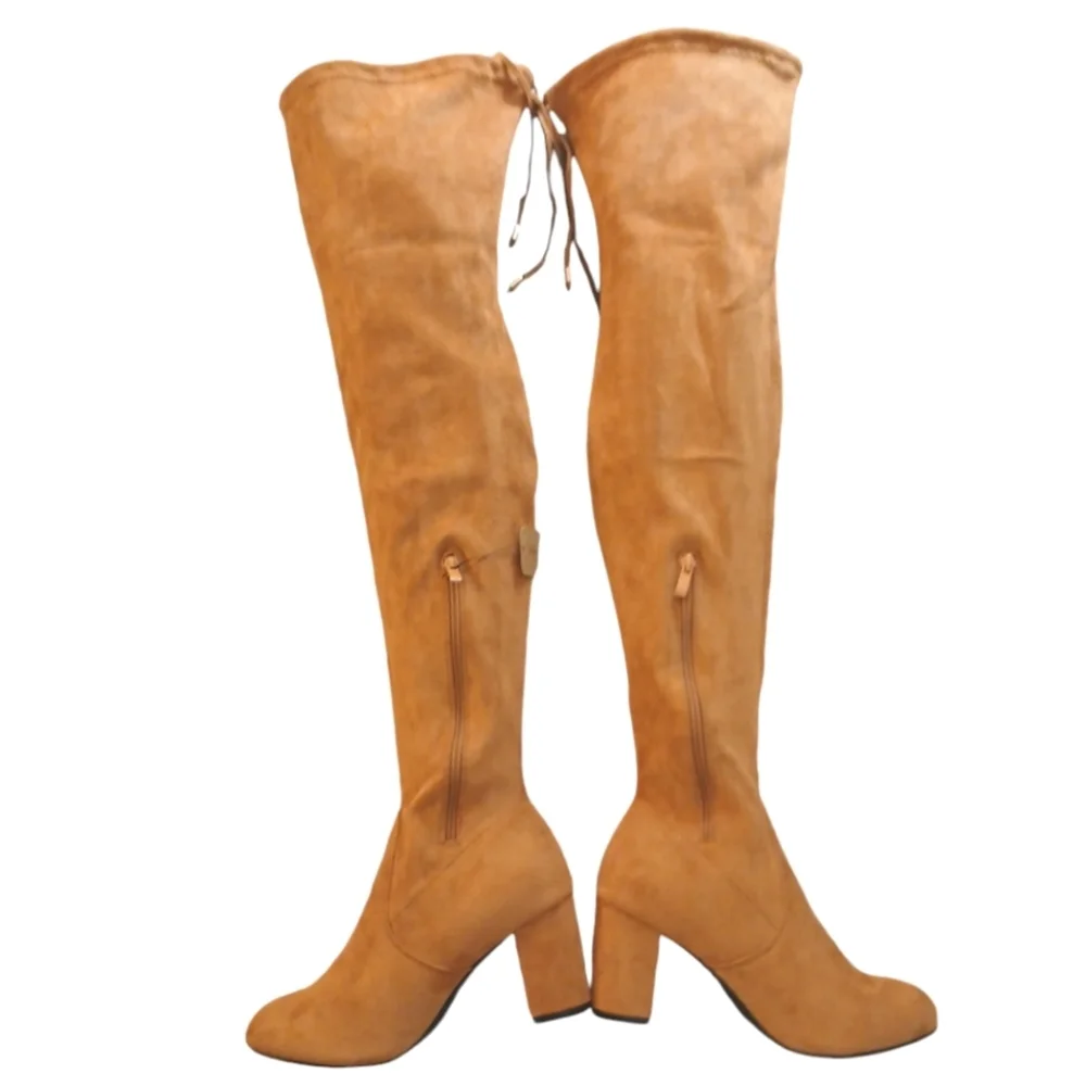 NEW Vespose Suede Over The Knee Boots Thigh High's Women's size 8